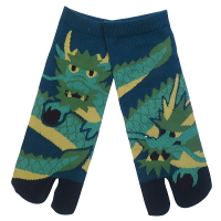 お祭り！和柄足袋ソックス！龍